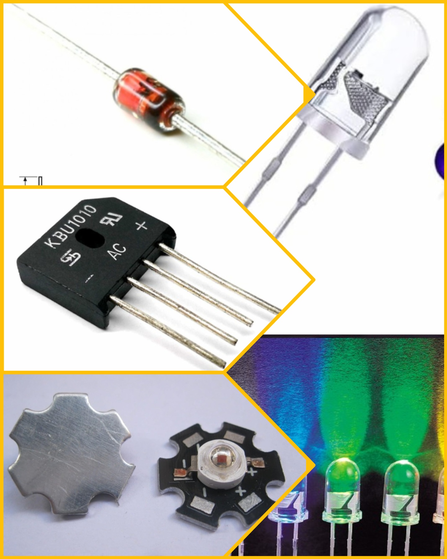 Diodes, LEDs, IR, Rectifiers